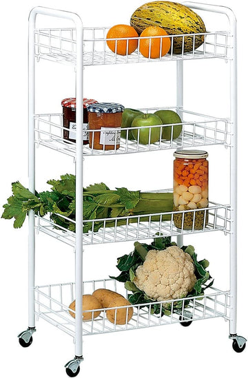 Carrito multiusos 4 estantes 41 x 26 x 79 cm Rayen